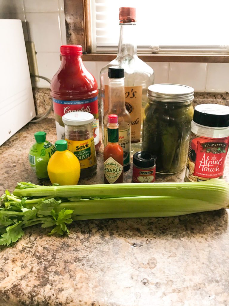 What you need for a simple bloody mary