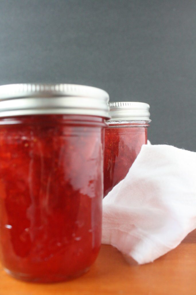 Four Ingredient Strawberry Jelly