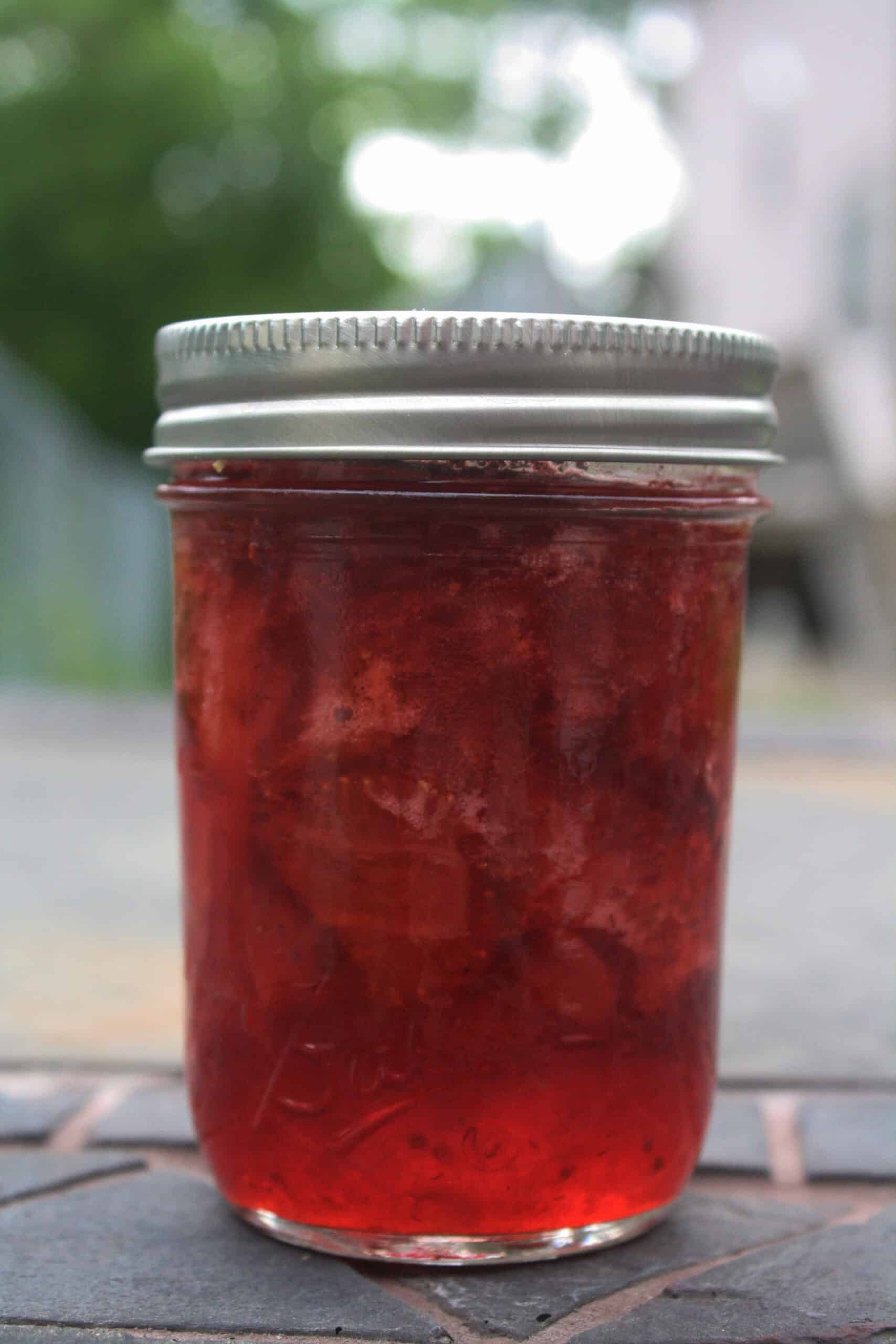 Four Ingredient Strawberry Jelly