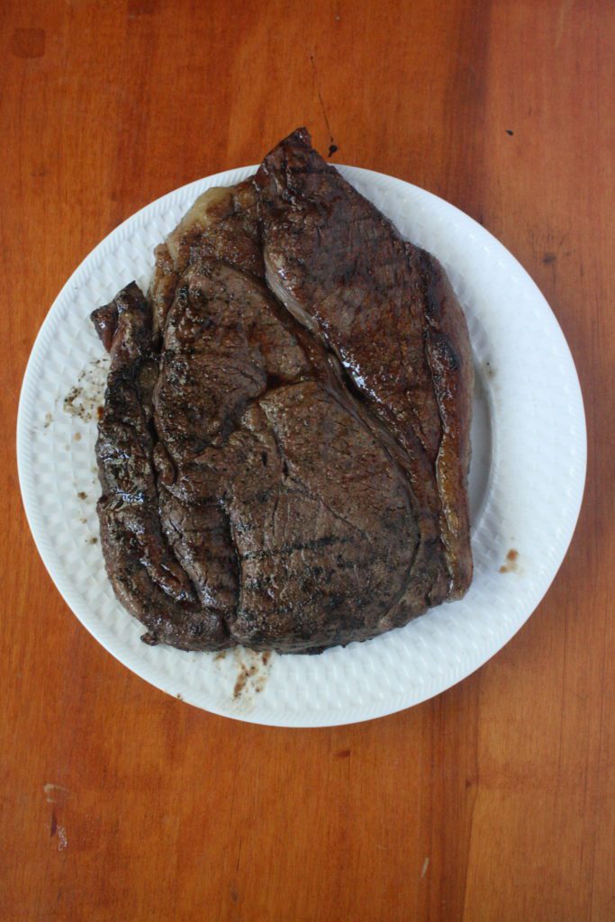 How to grill a steak on a charcoal grill