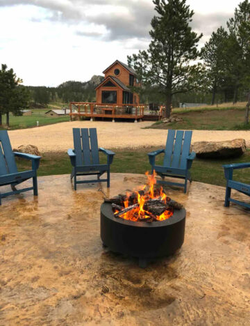 Photo of the original Tiny Bison Resort Tiny home in Custer, South Dakota.