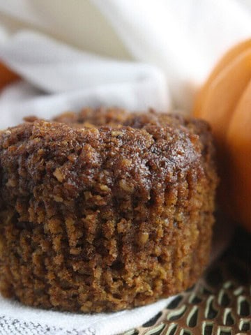 Photo of gluten-free dairy-free pumpkin muffins