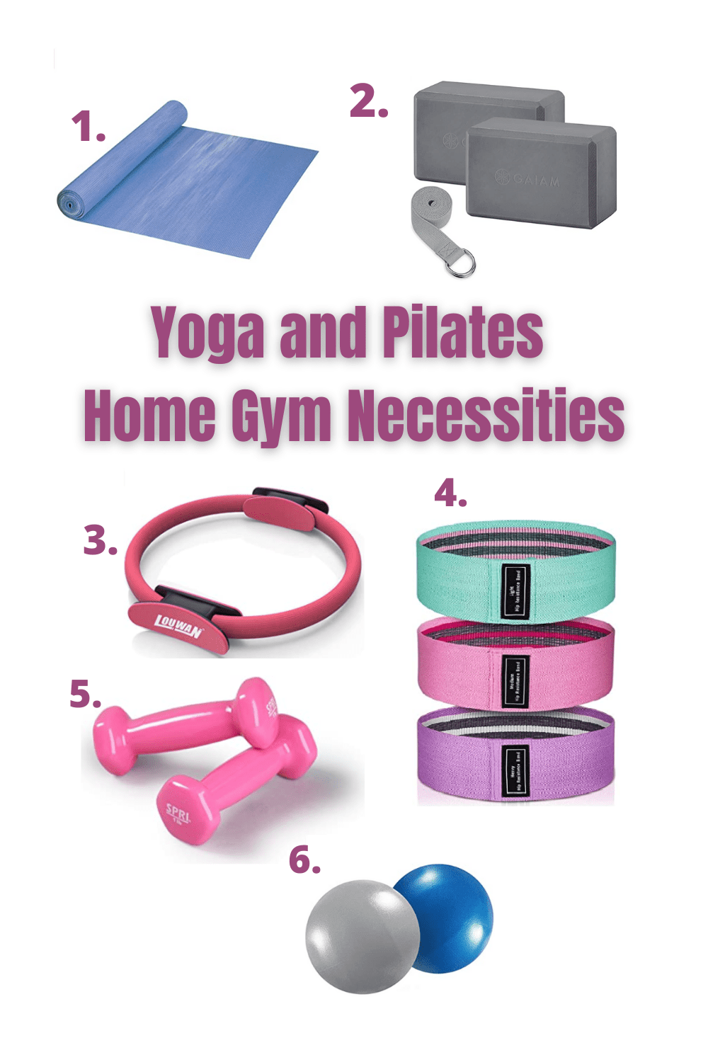 Yoga and Pilates Home Gym Equipment - Aimee Burmester