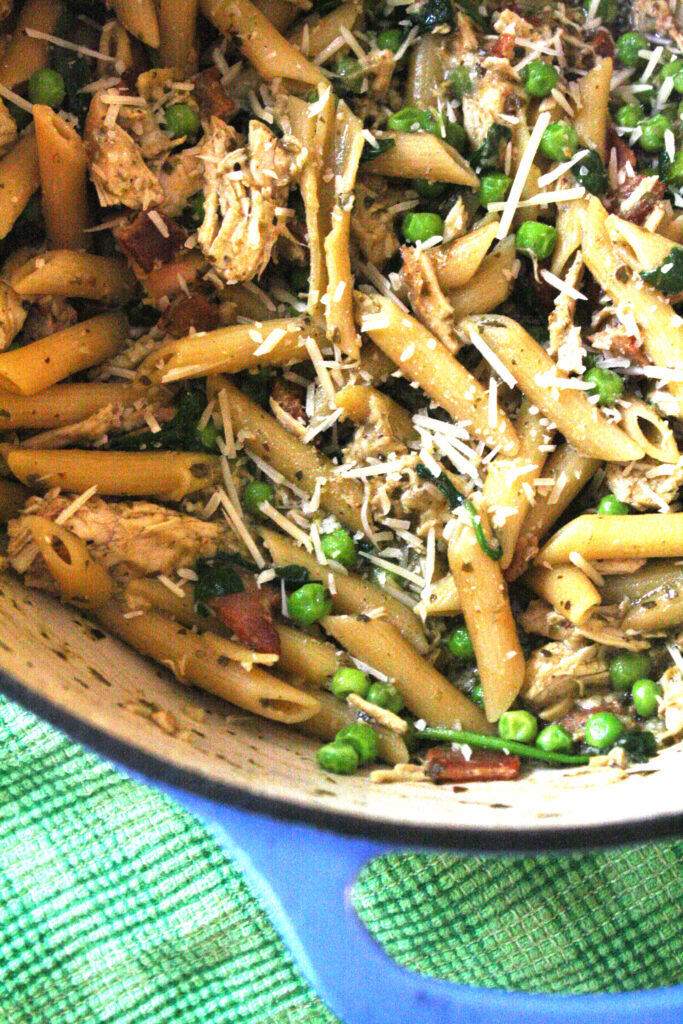 Chicken, Pea and Pesto Pasta Recipe, Easy Weeknight Recipes