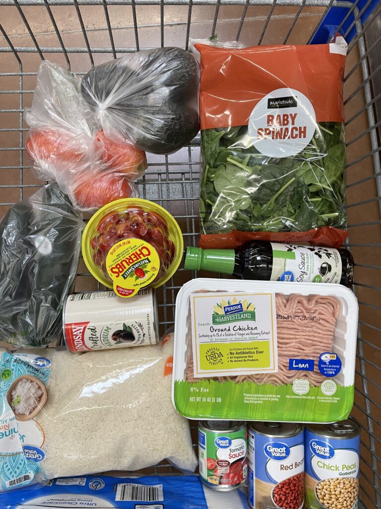 Grocery shopping for your meal plan