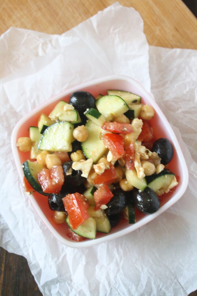 cucumber tomato greek salad