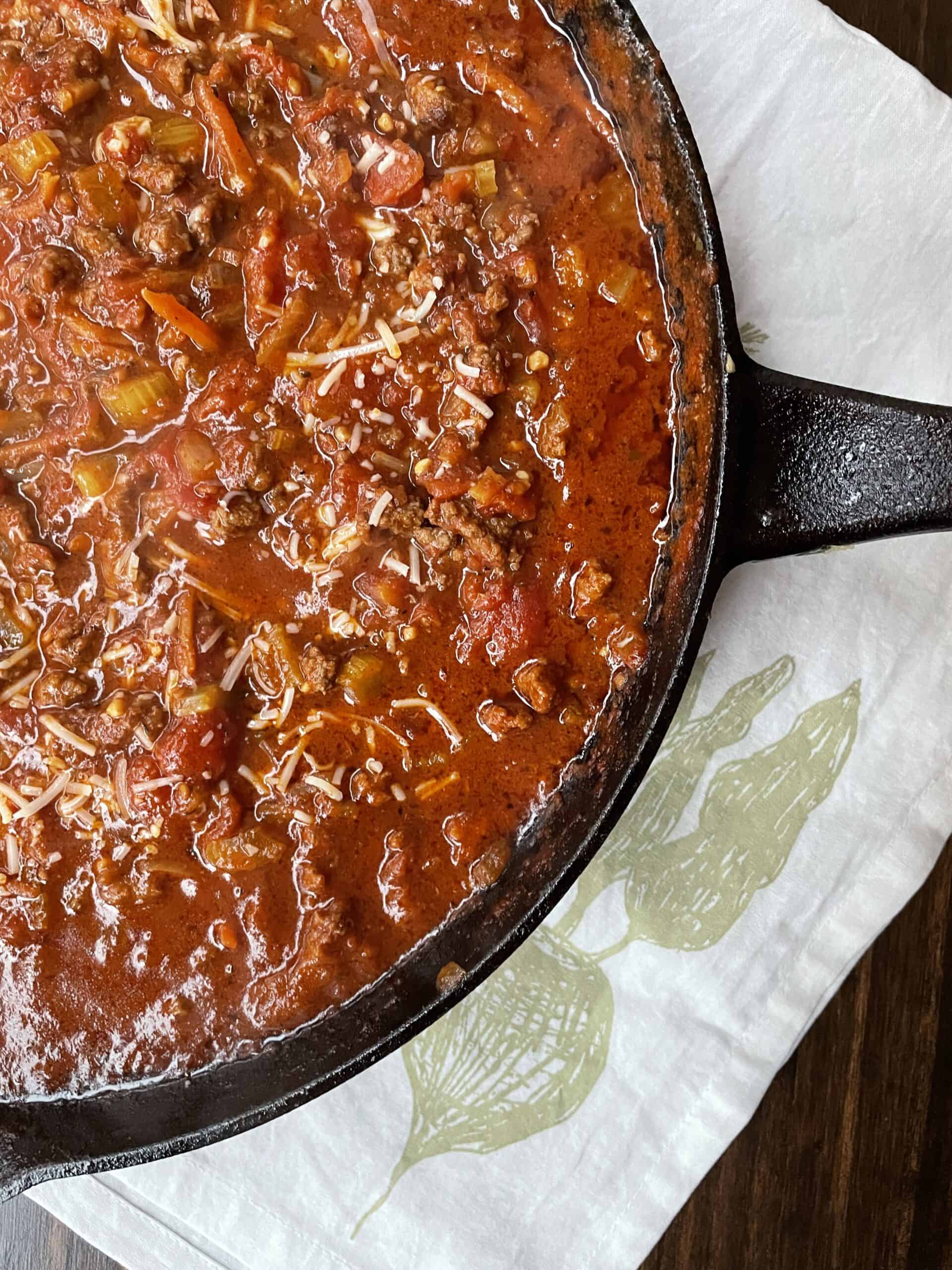 Easy Beef Bolognese for A Quick Weeknight Dinner - Aimee Burmester