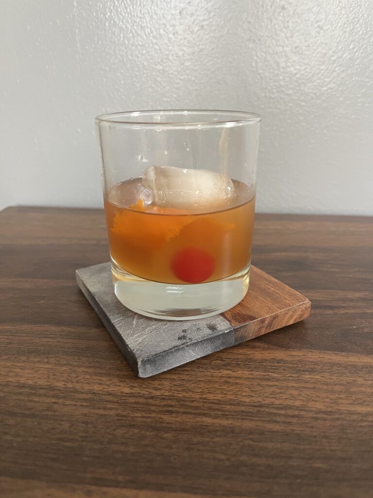 An Old Fashioned Made with Simple Syrup