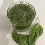 How to Make a Blended Basil Martini