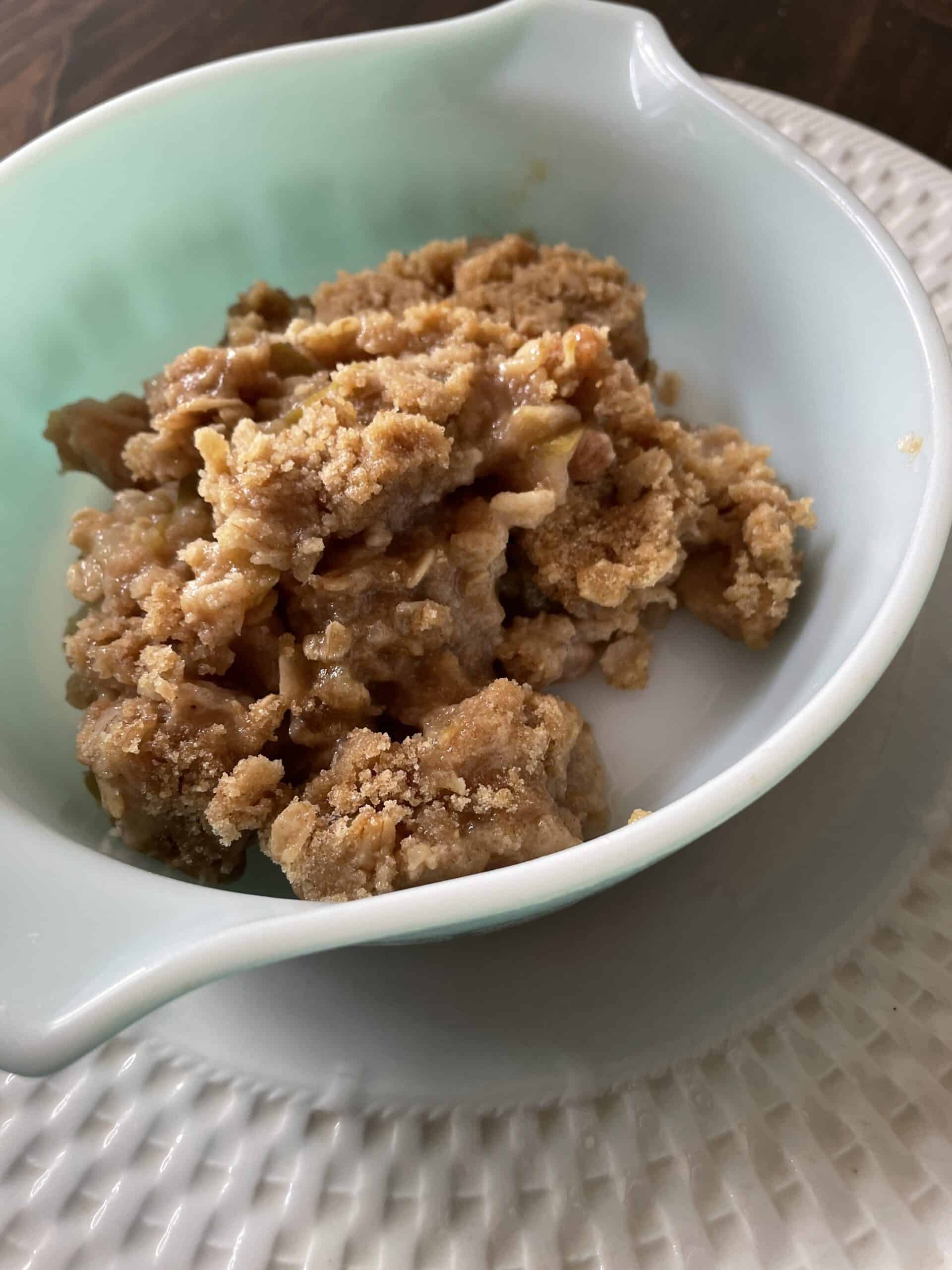 Simple Gluten-free Apple Crumble Recipe - Aimee Burmester
