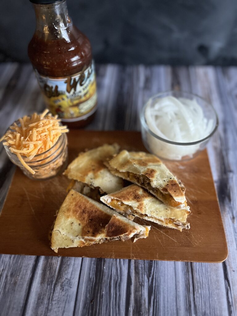 BBQ Pulled Pork Quesadillas