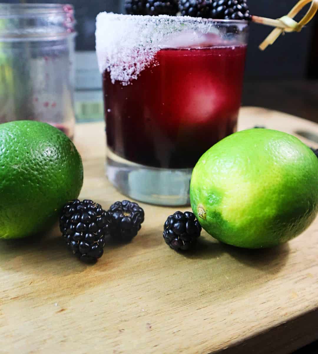 Photo of blackberry margarita